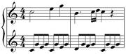 Obertura de la sonata per a piano K545 de Mozart